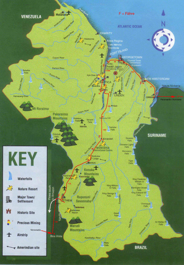 Guyana Map